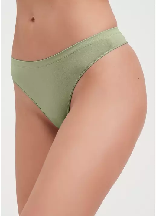 Бесшовные стринги STRING BRIEFS COLOR kohlrabi (зеленый)