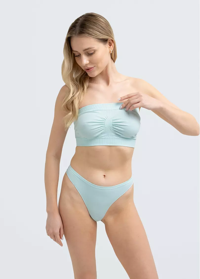 Безшовні стрінги STRING BRIEFS COLOR mint (зелений)