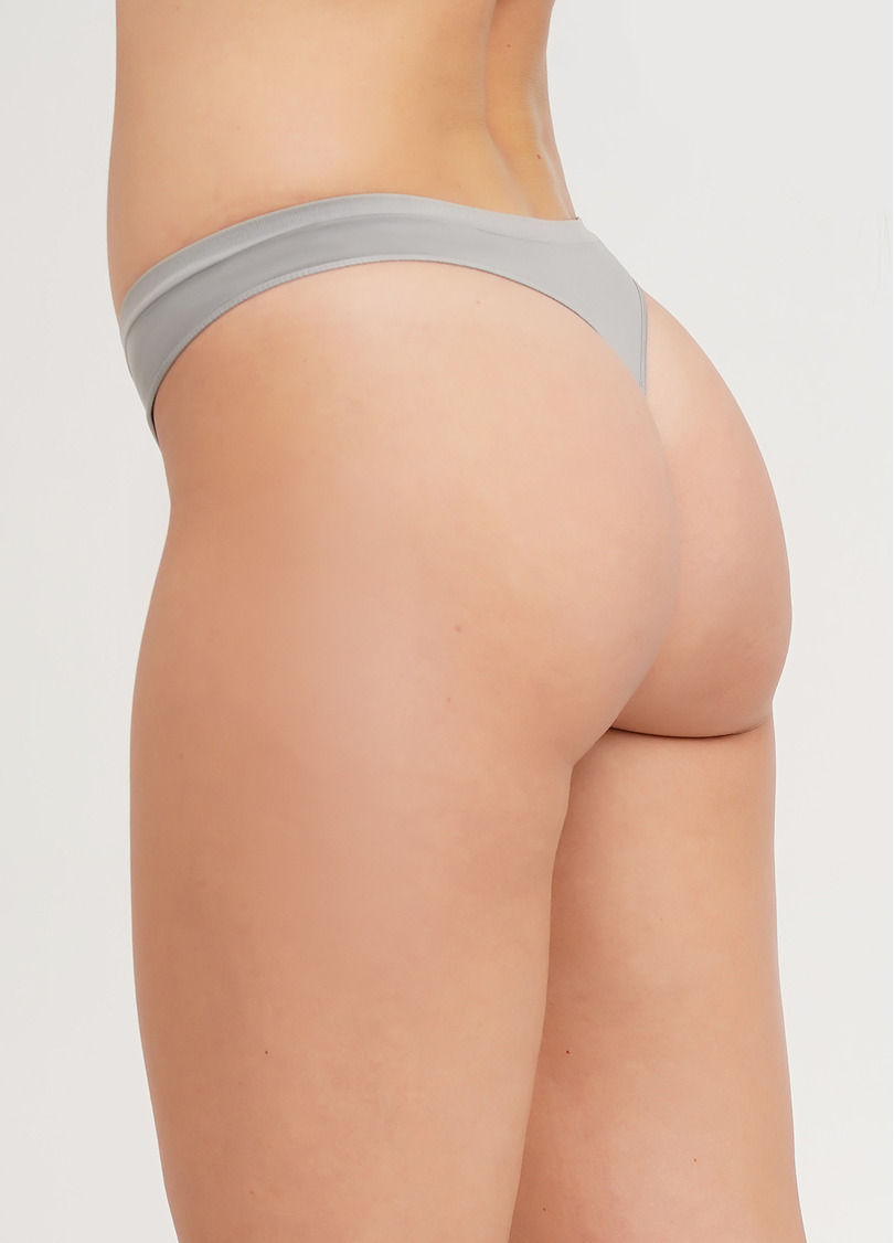Бесшовные стринги STRING BRIEFS COLOR ultimate grey (серый)
