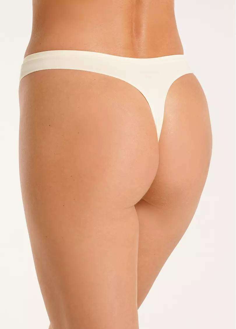 Бесшовные стринги STRING BRIEFS COLOR vanilla (желтый)