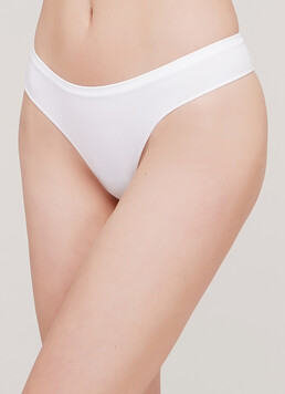 Бесшовные стринги STRING BRIEFS (белый)