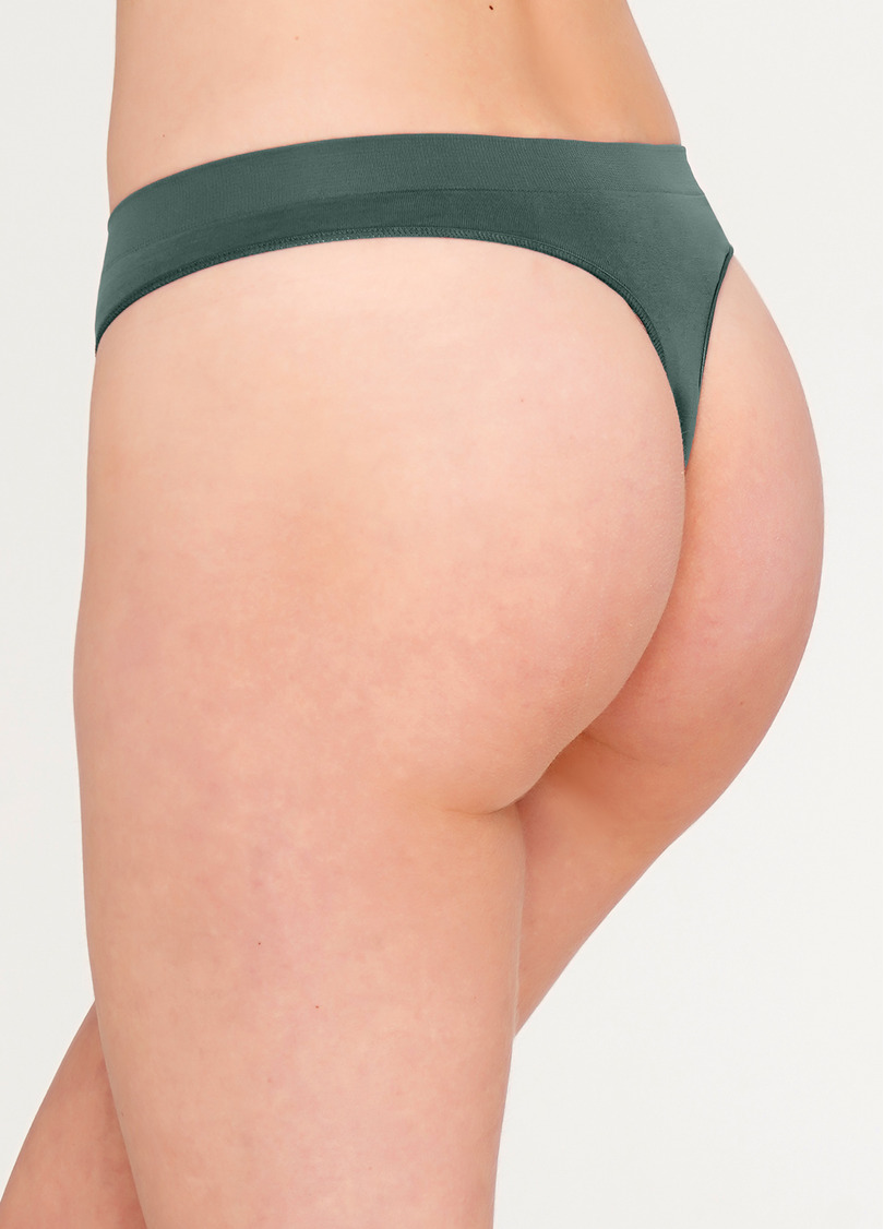 Безшовні стрінги STRING INVISIBLE khaki (зелений)