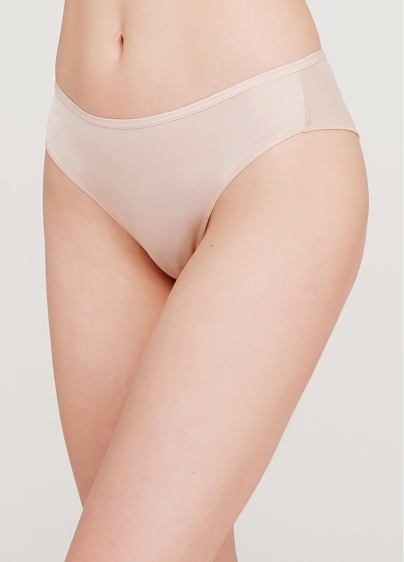 Трусы бразилиана однотонные Sentiment 2202/40 (бежевый)