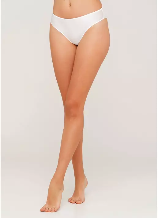 Трусы бразилиана однотонные Sentiment 2202/40 (белый)