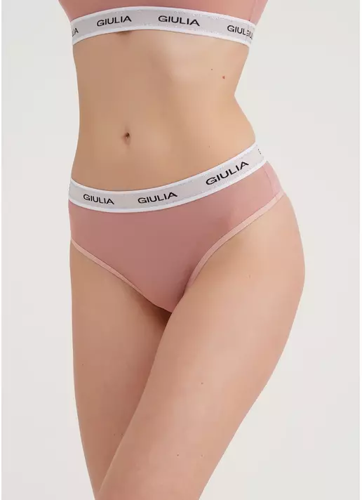 Трусики стринги из сетки STRING BRIEFS NET 2101/40 powder (розовый)