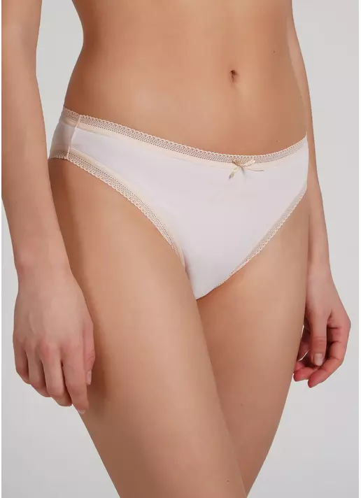 Хлопковые бразилиана трусики с принтом Sweet cotton 2212/06 pink (розовый)