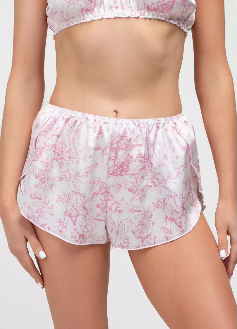 Шовкові труси-шорти TOILE SILK 2401/100 (рожевий)