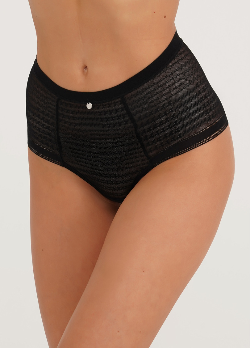 Трусики бразиліана мереживні Teresa 2605/31 black (чорний)