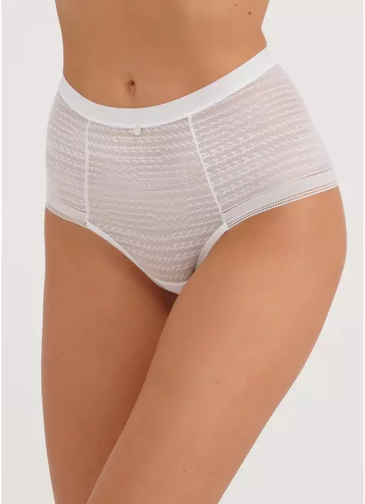 Трусики бразиліана мереживні Teresa 2605/31 white (білий)