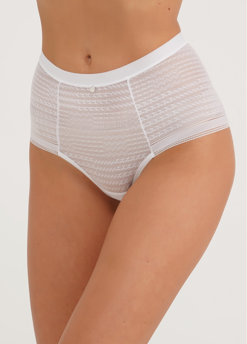 Трусики бразилиана кружевные Teresa 2605/31 white (белый)