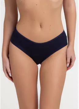 Трусы хипстеры из хлопка The Colour Pop 2607/60 dark blue (синий)