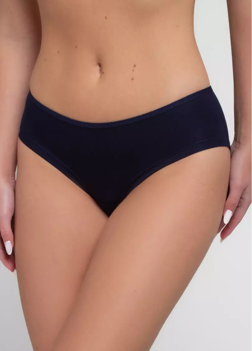 Труси хіпстери з бавовни The Colour Pop 2607/60 dark blue (синій)