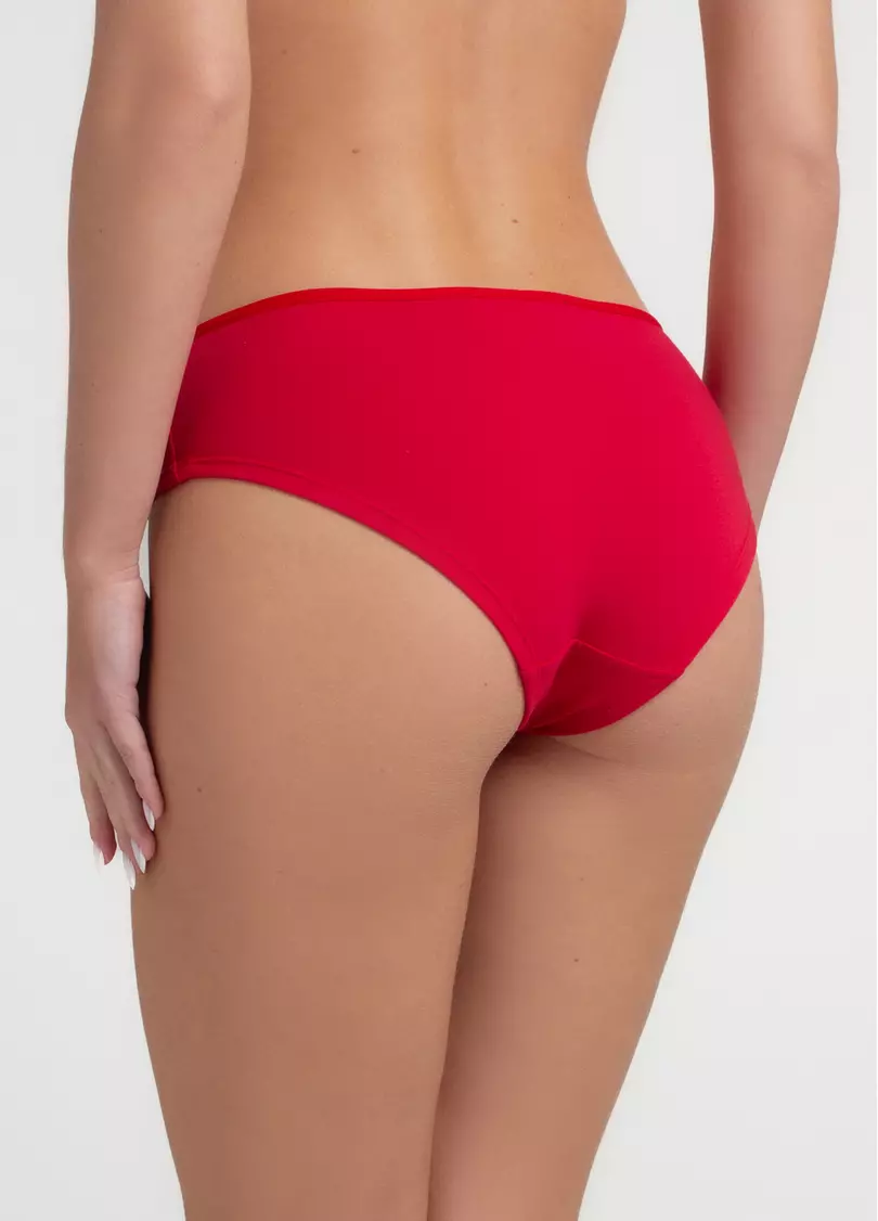 Труси хіпстери з бавовни The Colour Pop 2607/60 red (червоний)