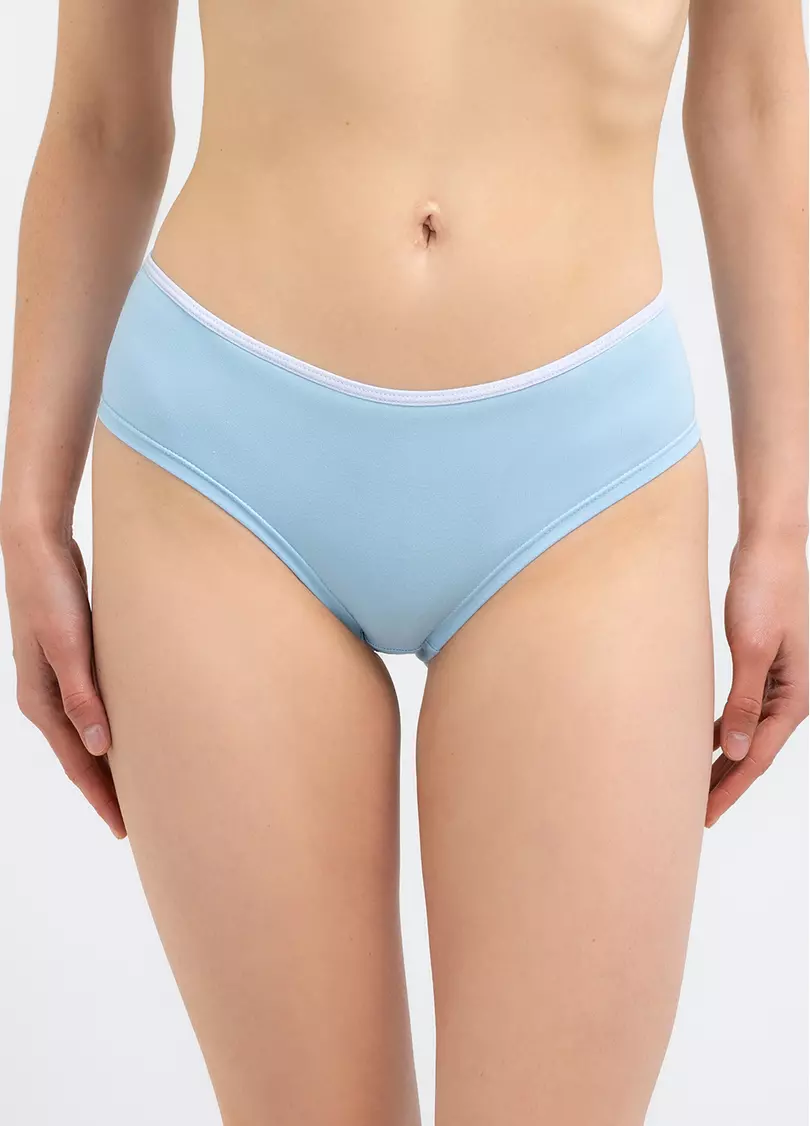 Труси хіпстери з бавовни The Colour Pop 2607/60 sky blue (блакитний)