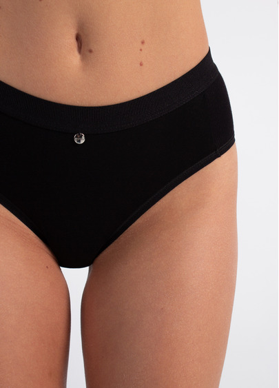 Труси сліпи бавовняні в рубчик URBAN RIB 2319/60 black (чорний) Труси сліпи бавовняні в рубчик URBAN RIB 2319/60 black (чорний)