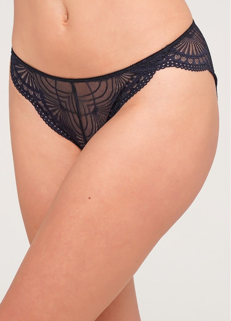 Женские трусы слипы Xmas lace 2204/31 (черный)