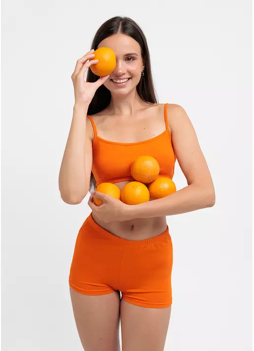 Жіночі боксери CITRUS BLOOM, помаранчеві
