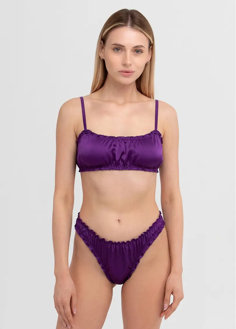Шовкові трусики MOON SILK 2701/100 Giulia (фіолетовий)