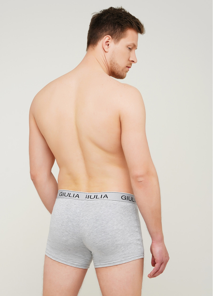 Мужские трусы боксеры хлопок 20401/60 (светло-серый)