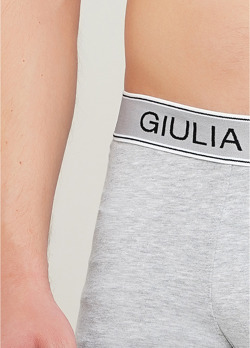 Мужские трусы боксеры хлопок 20401/60 (светло-серый)