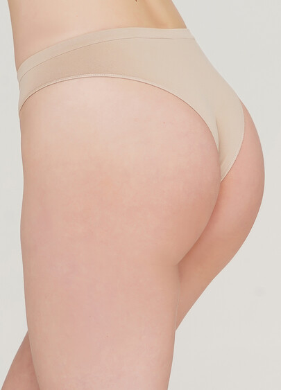 Женские трусы бразилиана BRASILIAN BRIEFS (бежевый)