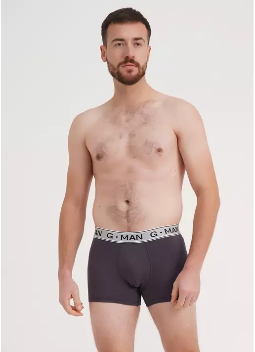 Боксеры из вискозы G-MAN 20401/50 grey (серый)