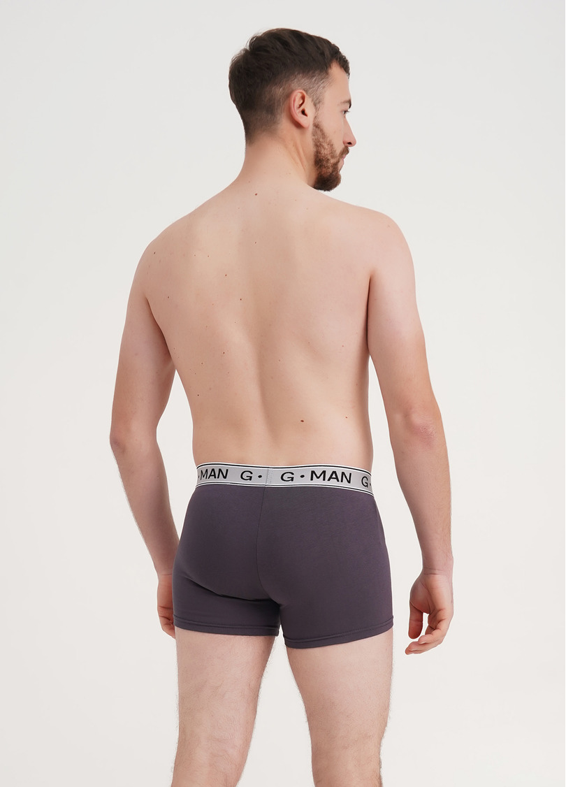 Боксери з віскози G-MAN 20401/50 grey (сірий)