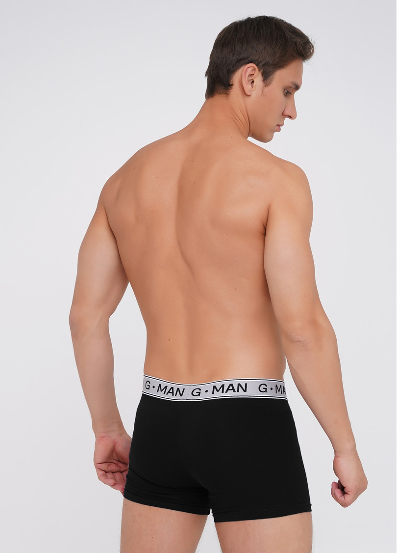 Трусы боксеры из хлопка G-MAN 20401/60 black (черный)