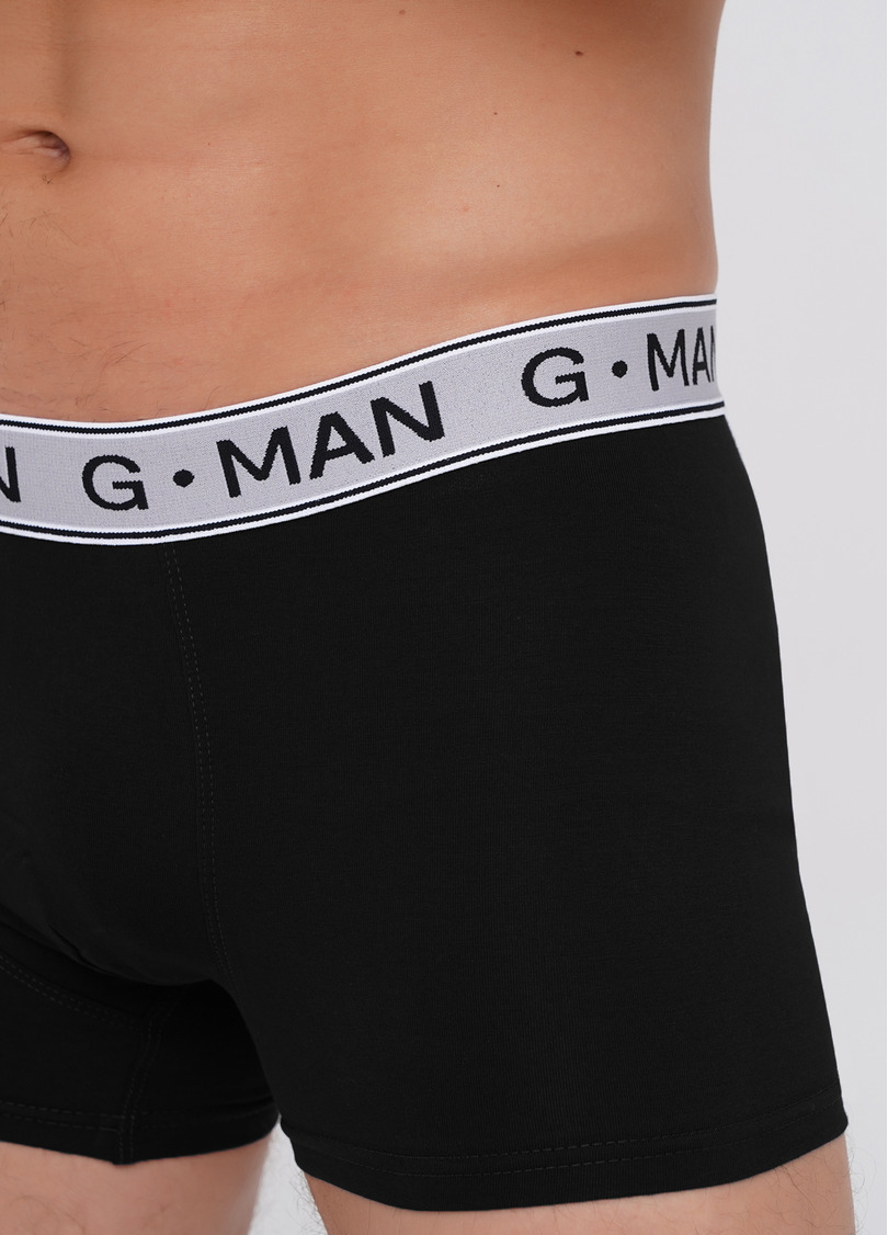Трусы боксеры из хлопка G-MAN 20401/60 black (черный)
