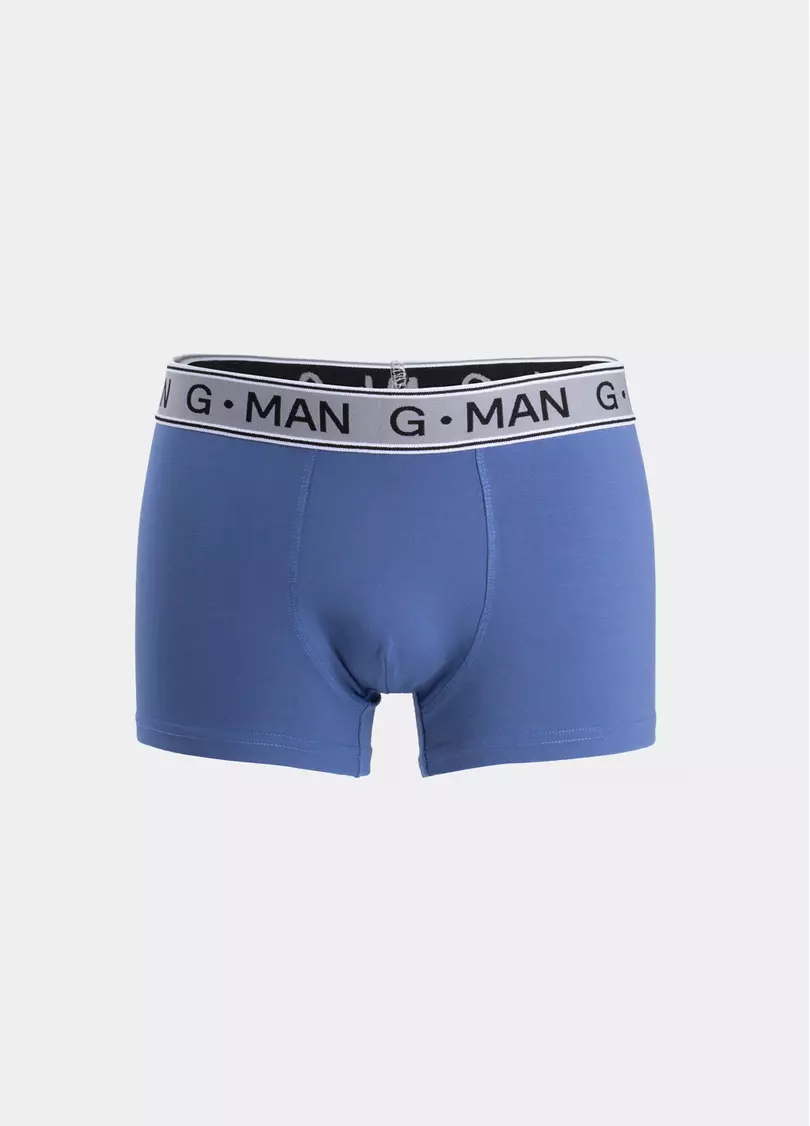 Труси боксери з бавовни G-MAN 20401/60 bleached denim (синій)