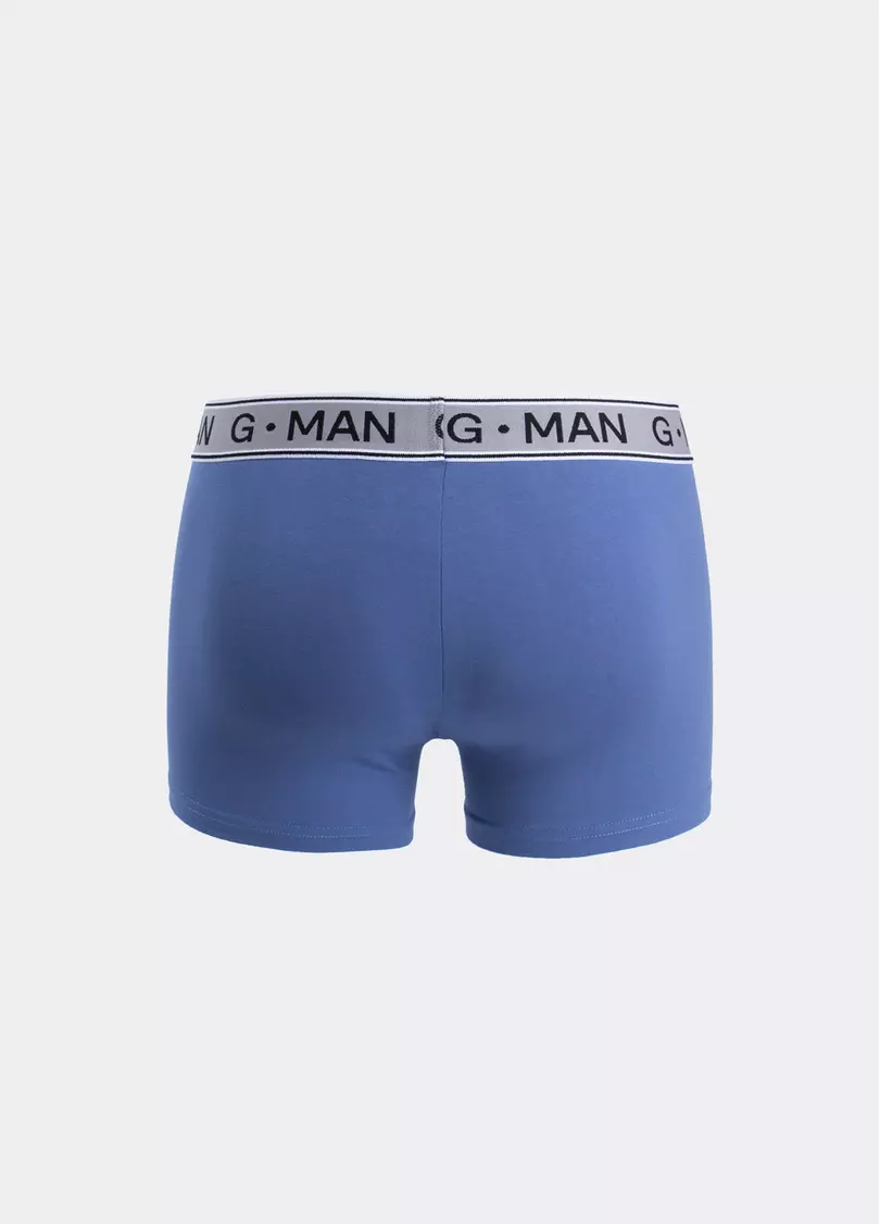 Труси боксери з бавовни G-MAN 20401/60 bleached denim (синій)
