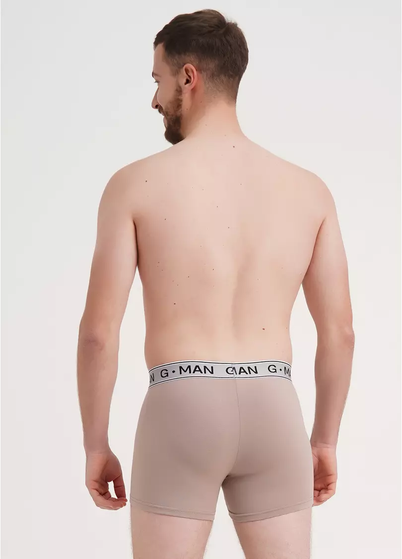 Трусы боксеры из хлопка G-MAN 20401/60 cappuccino (бежевый)