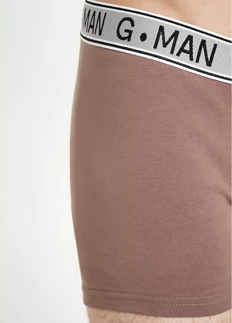 Трусы боксеры из хлопка G-MAN 20401/60 chocolate (коричневый)