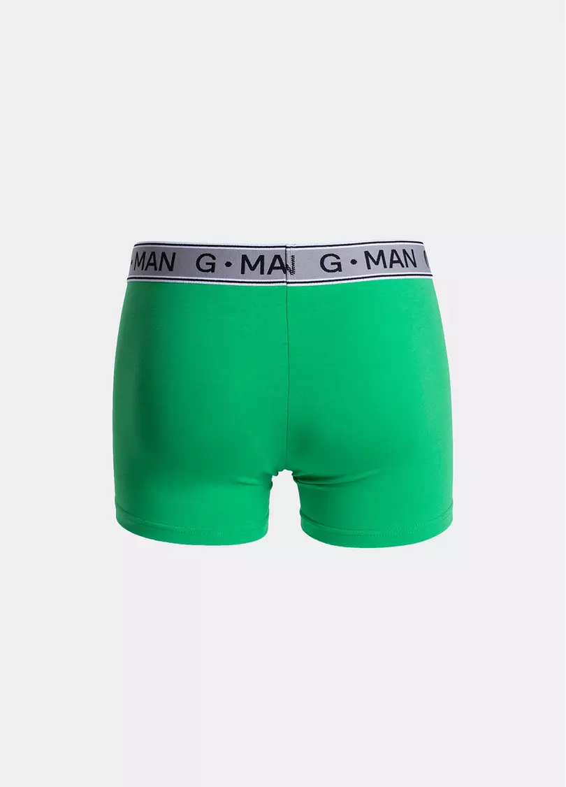 Трусы боксеры из хлопка G-MAN, зеленые