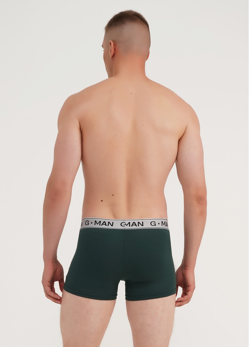 Трусы боксеры из хлопка G-MAN 20401/60 dark green (зеленый)