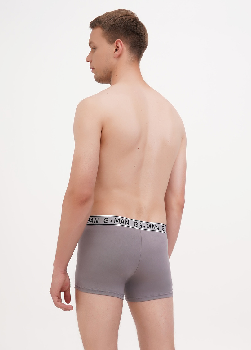 Трусы боксеры из хлопка G-MAN 20401/60 grey (серый)