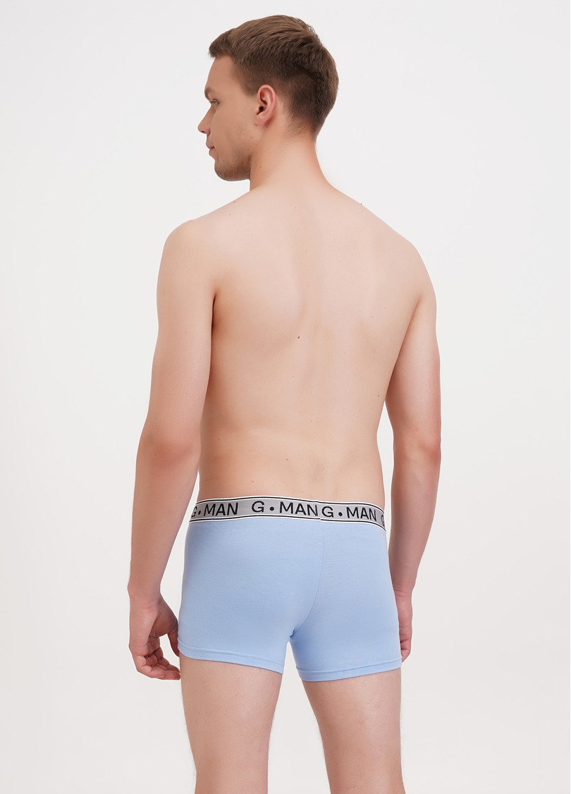 Труси боксери з бавовни G-MAN 20401/60 light blue (блакитний)