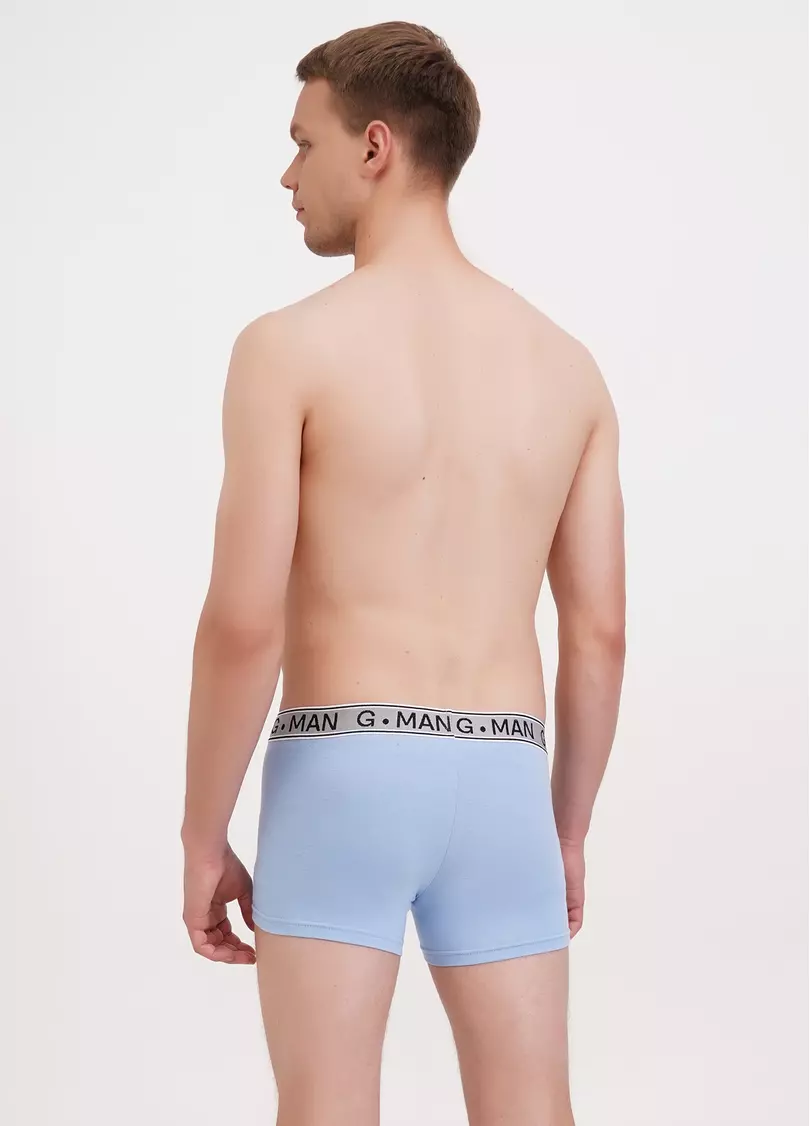 Труси боксери з бавовни G-MAN 20401/60 light blue (блакитний)