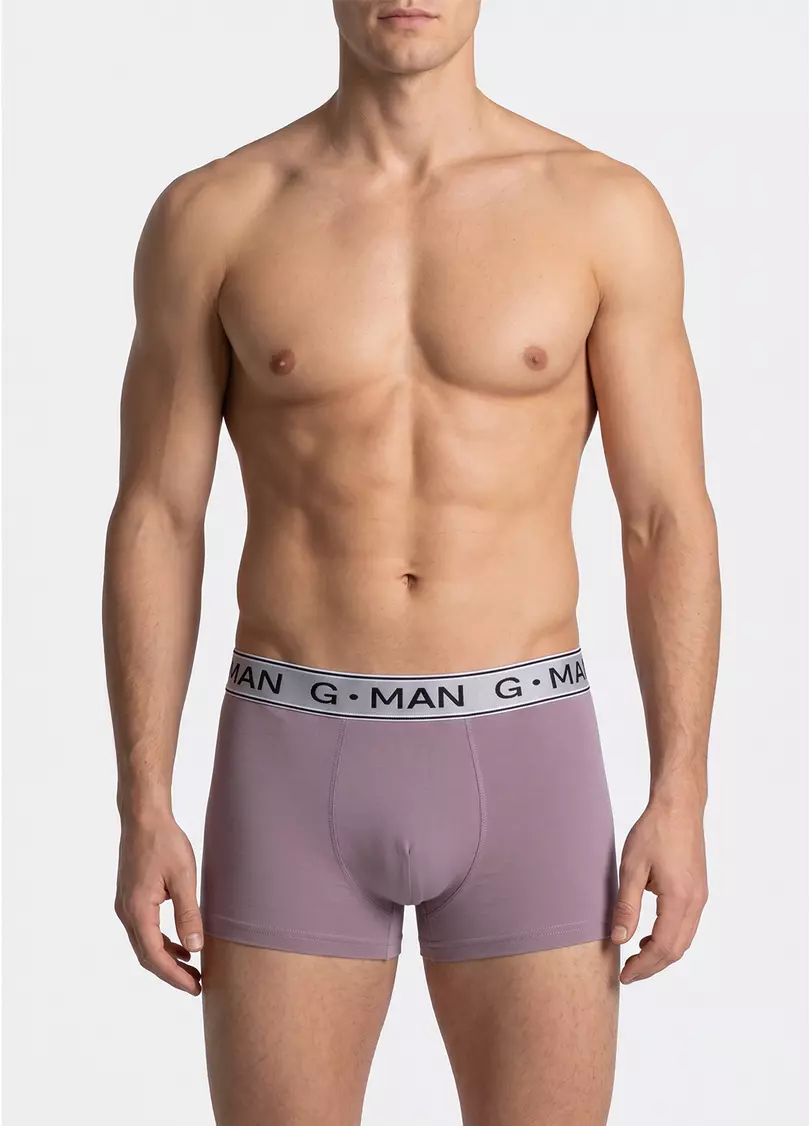 Трусы боксеры из хлопка G-MAN, розовые