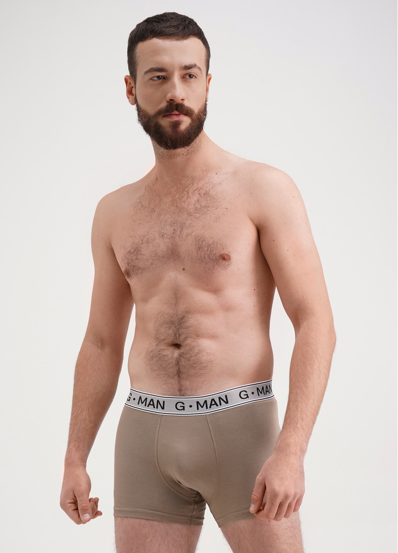 Трусы боксеры из хлопка G-MAN 20401/60 mokko (бежевый)