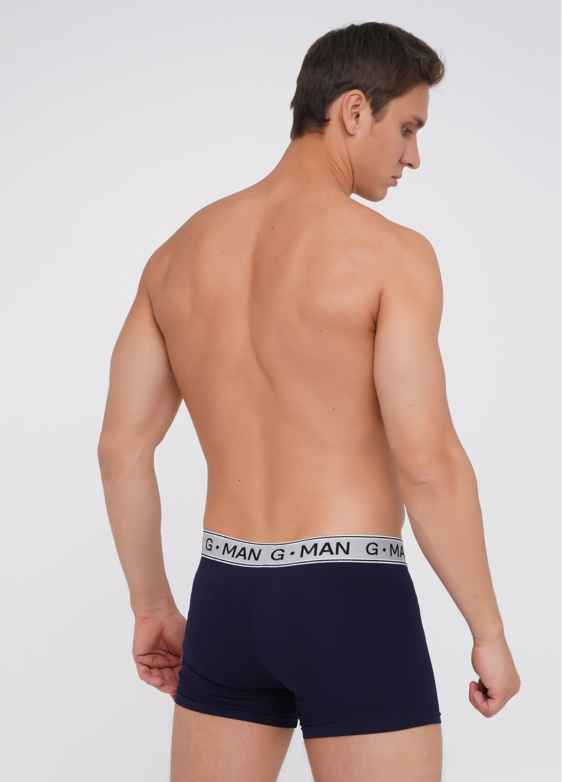 Трусы боксеры из хлопка G-MAN 20401/60 navy (синий)