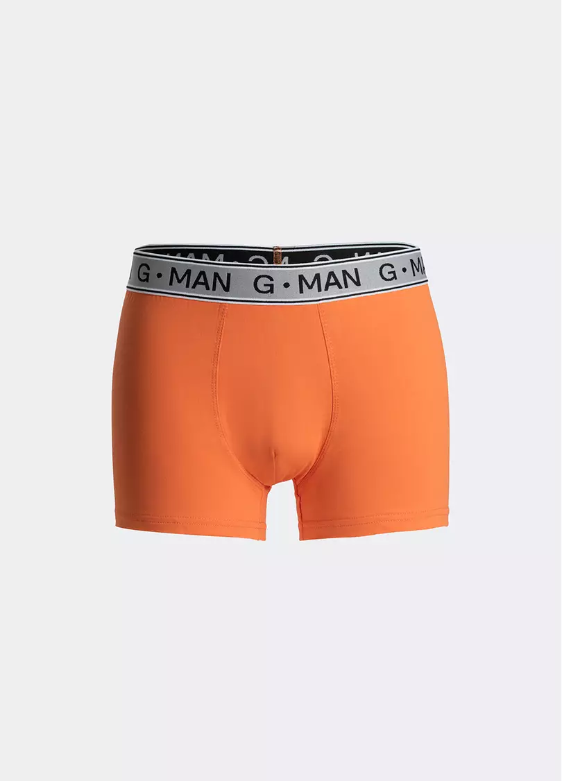 Трусы боксеры из хлопка G-MAN, оранжевые