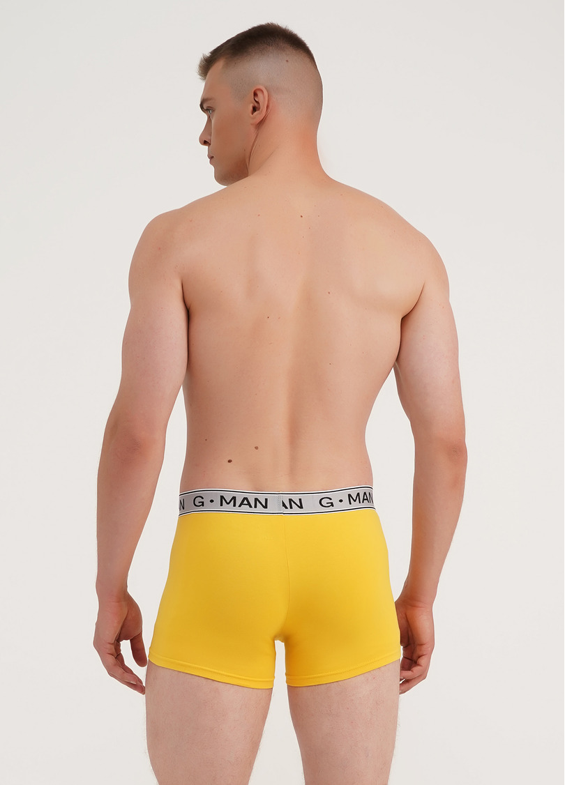 Трусы боксеры из хлопка G-MAN 20401/60 yellow (желтый)