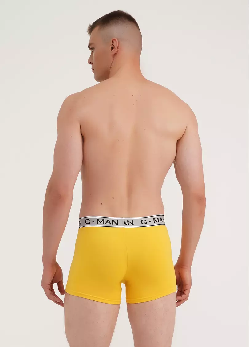 Трусы боксеры из хлопка G-MAN 20401/60 yellow (желтый)