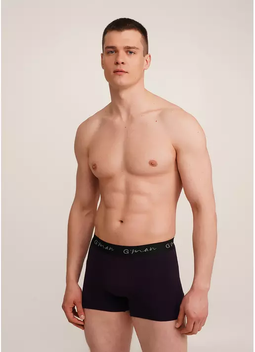Мужские трусы боксеры G-MAN 20405/60 dark purple (фиолетовый)