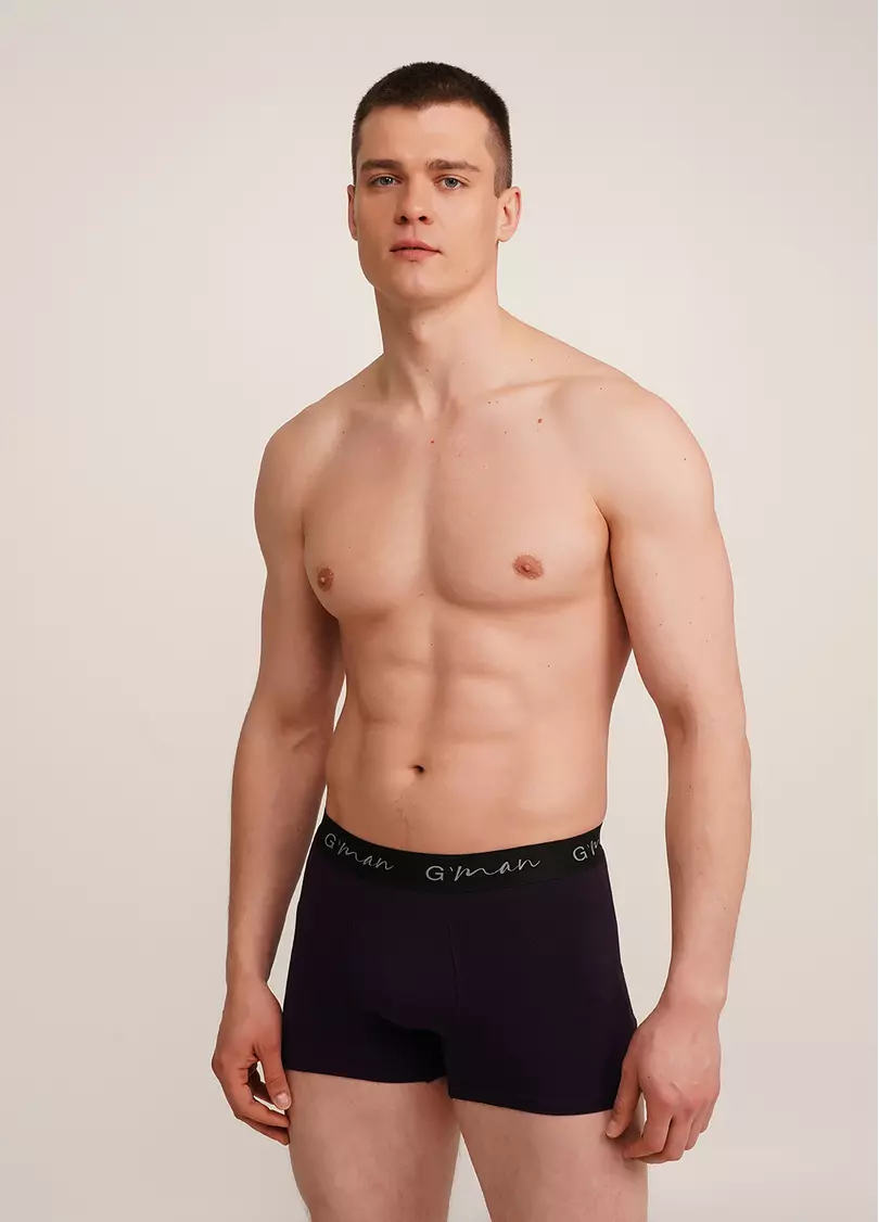Чоловiчi труси боксери G-MAN 20405/60 dark purple (фіолетовий)