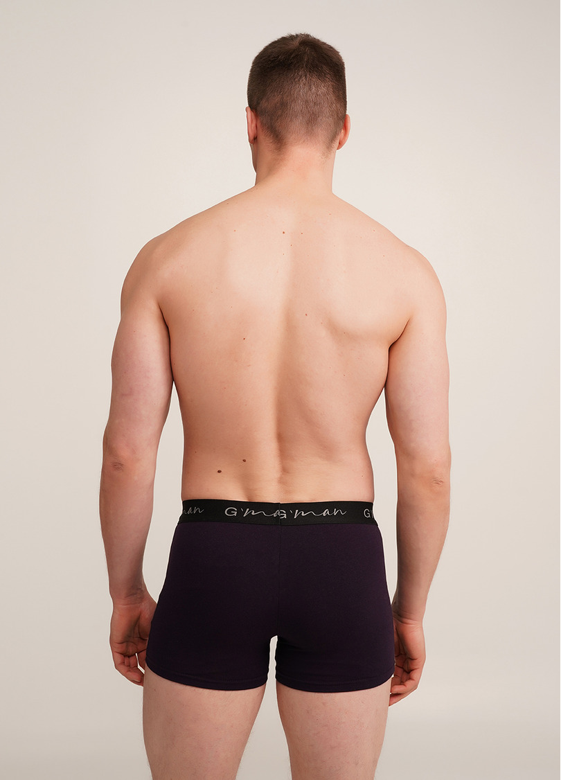 Мужские трусы боксеры G-MAN 20405/60 dark purple (фиолетовый)