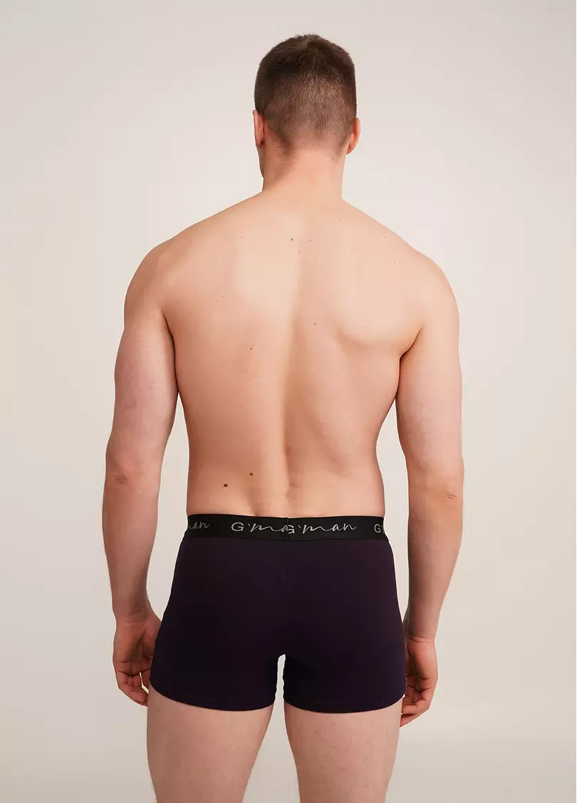 Чоловiчi труси боксери G-MAN 20405/60 dark purple (фіолетовий)