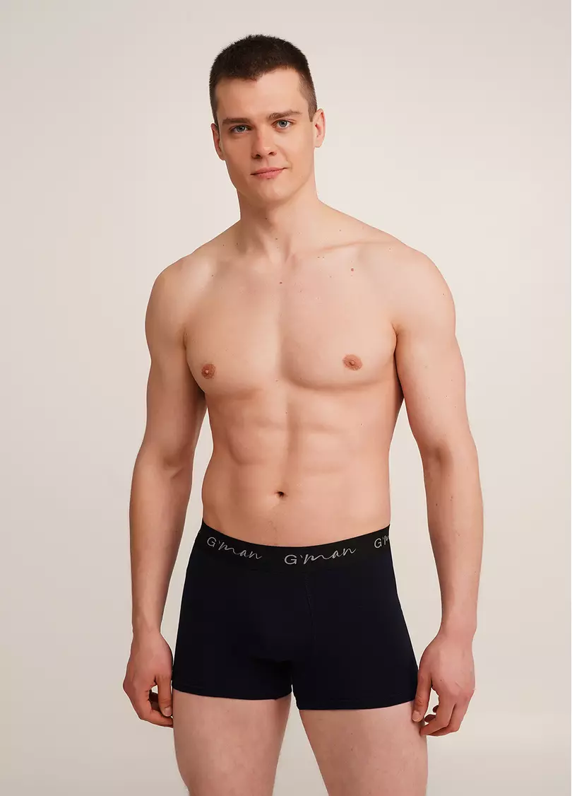 Чоловiчi труси боксери G-MAN 20405/60 navy (синій)