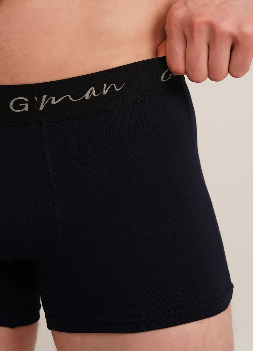 Чоловiчi труси боксери G-MAN 20405/60 navy (синій)
